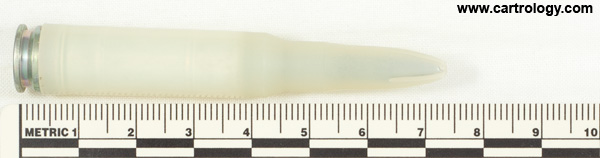 7.5 x 54mm MAS Blank F1 France  profile view.
