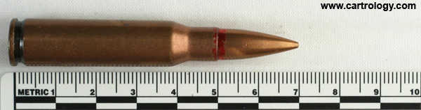 7.62mm NATO Ball  Bulgaria 10 69 profile view.