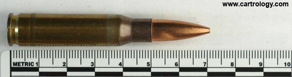 7.62mm NATO Ball (Match) XM852 United States LC 81 NM profile view.