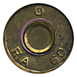 7.62mm NATO Ball (Match)  United States ⊕ RA 60 head view.