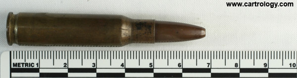 7.62mm NATO Ball (Match)  United States ⊕ RA 60 profile view.