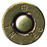 7.62mm NATO Ball SS-77 Belgium ⊕ FN 66 head view.