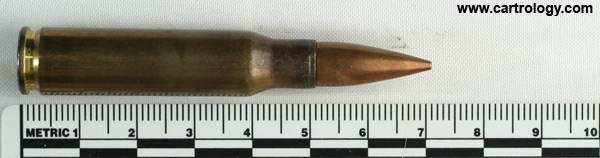 7.62mm NATO Ball L2A2 United Kingdom ⊕ RG 78 profile view.