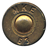7.62mm NATO Ball M80 Turkey MKE 63 head view.