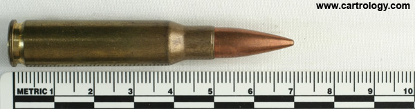 7.62mm NATO Ball M80 Venezuela CAVIM 83 profile view.