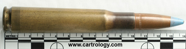 .50 BMG Incendiary  United States DM 43 profile view.