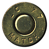 7.62mm NATO Ball (Match) M118 United States LC 77 MATCH head view.