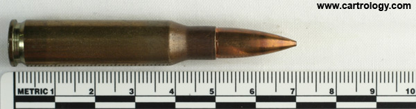 7.62mm NATO Ball NM60 Norway ⊕ 89-RA-75 profile view.