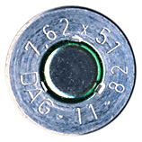 7.62mm NATO Blank  West Germany 7,62x51 DAG-11-82 head view.