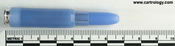 7.62mm NATO Plastic Training  West Germany DAG 7.62x51 profile view.