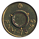 7.62mm NATO Ball  Portugal ⊕ FNM-73-45 head view.