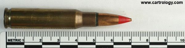 7.62mm NATO Tracer  Italy BPD 60 profile view.