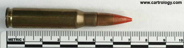 7.62mm NATO Tracer C19 Canada ⊕ DA 61 profile view.