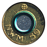 7.62mm NATO Blank  Netherlands ⊕ NWM 59 head view.