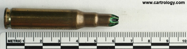 7.62mm NATO Blank  West Germany 7.62x51 MEN-73-1 profile view.