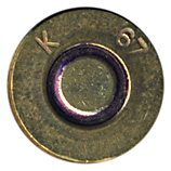 7.62mm NATO Blank  United Kingdom K 67 head view.