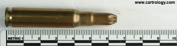 7.62mm NATO Blank  United Kingdom K 67 profile view.