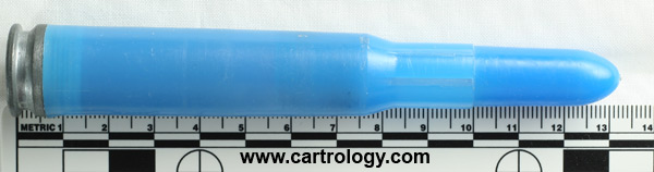 .50 BMG Plastic Training  West Germany  profile view.