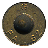 7.62mm NATO Inert  United States ⊕ FA 62 head view.