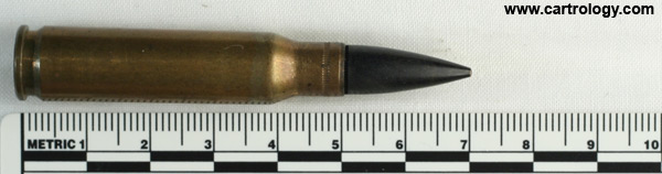 7.62mm NATO Inert  United States ⊕ FA 62 profile view.