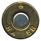 7.62mm NATO Ball (Match)  United States ⊕ RA 58 head view.