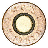 7.65 x 53mm Mauser AP-T  Argentina // FMC "SL" // 1951 head view.