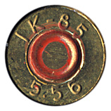 5.56 x 45mm AP  Yugoslavia IK-85 5.56 head view.