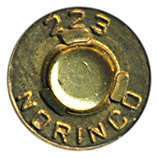 5.56 x 45mm Ball  China 223 NORINCO head view.