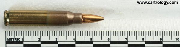 5.56 x 45mm Ball M193 Malaysia MAL 3-85 5.56 profile view.