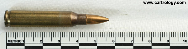 5.56 x 45mm Ball  Netherlands NWM 5,56 9-70 profile view.