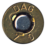 5.56 x 45mm Tracer  West Germany DAG 70 head view.