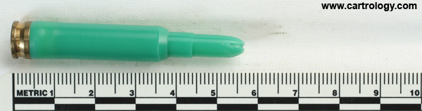 5.56 x 45mm Blank  Spain 5,56x45 P.O-1-85 profile view.