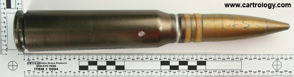 30 x 173mm GAU-8/A Dummy PGU-16/A United States  profile view.