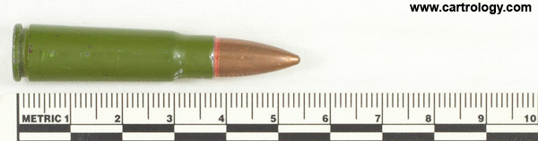 7.62 x 39 mm Ball  China 31 73 profile view.