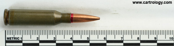 5.45 x 39mm Ball  Soviet Union 270 88 profile view.