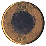 7.62 x 39 mm Dummy  China 61 64 head view.