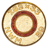 .30 Carbine Ball  Netherlands 7.62x33 NWM 59 head view.