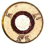 .30 Carbine Blank  Belgium F N 55 head view.