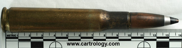 .50 BMG AP (Plate Test)  United States F A 53 profile view.