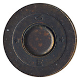 12.7 x 108mm API B-32 Soviet Union 3 * Е * head view.