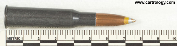 7.62 x 54mm R Ball (DPS)  Hungary 21 75 profile view.