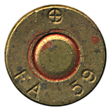 7.62mm NATO Blank XM82 United States ⊕ FA 59 head view.
