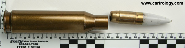 14.5 x 114mm Ballistic Standard  Romania 311 88 profile view.