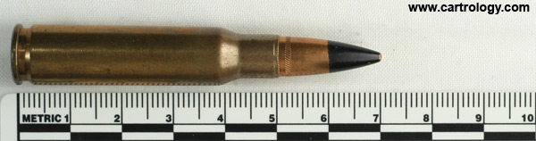 7.62mm NATO AP  Netherlands ⊕ D 67 AI profile view.