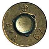 7.62mm NATO Tracer  Denmark ⊕ AMA 62 head view.