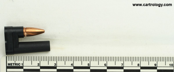5.56mm Folded Ball  United States ICCA 5.56 USA 1984 profile view.