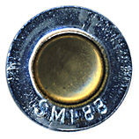 7.62mm NATO Blank  Italy SMI 88 head view.