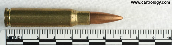 7.62mm NATO Ball  United States 308 69 profile view.