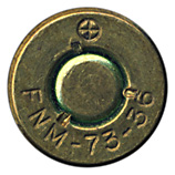 7.62mm NATO Ball  Portugal ⊕ FNM-73-36 head view.
