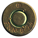 7.62mm NATO Ball  Portugal ⊕ FNM 6-74 head view.